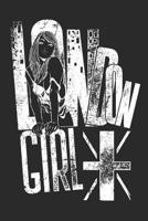 London Girl Notebook: 6x9inch Notebook London Girl Dot Grid 1073384950 Book Cover