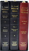 Saint Joseph Weekday & Sunday Missal Gift Set 089942838X Book Cover