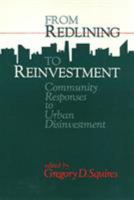 Redlining To Reinvestment (Conflicts in Urban and Regional Development) 0877229856 Book Cover
