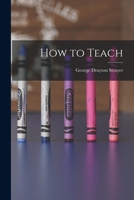 How to Teach 1018270078 Book Cover