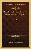 Handbook of Cost Data for Contractors and Engineers V1 0548825335 Book Cover
