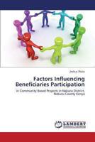 Factors Influencing Beneficiaries Participation 3848436744 Book Cover