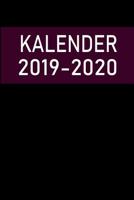 Kalender 2019-2020: Kalender von July 2019 bis Dezember 2020 / mit Wochentagen / Gr��e ca A5 1082175226 Book Cover