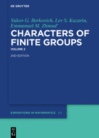 Yakov G. Berkovich; Lev S. Kazarin; Emmanuel M. Zhmud': Characters of Finite Groups. Volume 1 3110224089 Book Cover