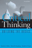Critical Thinking: Building the Basics (Study Skills/Critical Thinking) 0534599761 Book Cover