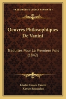 Oeuvres Philosophiques... 1120482410 Book Cover