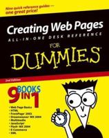 Creating Web Pages All-in-One Desk Reference for Dummies 076451542X Book Cover