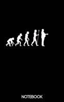 Evolution of Man Notebook (100 pages) : Drinking beer B083XWLTNW Book Cover