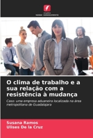 O clima de trabalho e a sua relação com a resistência à mudança: Caso: uma empresa aduaneira localizada na área metropolitana de Guadalajara 6205363224 Book Cover