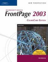 New Perspectives on Microsoft FrontPage 2003, Introductory, Coursecard Edition 1418860905 Book Cover