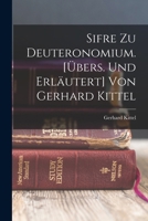 Sifre Zu Deuteronomium. [übers. Und Erläutert] Von Gerhard Kittel 1017764778 Book Cover