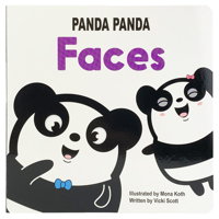 Faces: Panda Panda Board Book (Learning Face Parts Baby to Toddler) 1680527711 Book Cover