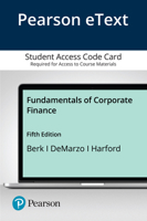 Pearson Etext Fundamentals of Corporate Finance -- Access Card 0136715435 Book Cover