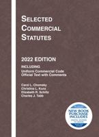 Selected Commercial Statutes, 2022 Edition 1684676843 Book Cover