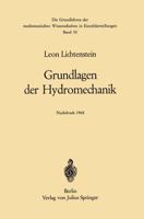 Grundlagen Der Hydromechanik 3642868932 Book Cover