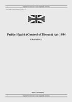 Public Health (Control of Disease) Act 1984 (c. 22) B09V2Q82J6 Book Cover