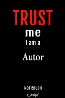 Notizbuch f�r Autoren / Autor / Autorin: Originelle Geschenk-Idee [120 Seiten liniertes blanko Papier] 169110115X Book Cover