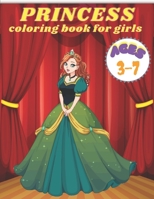 princess coloring book for girls ages 3-7: 40 Beautiful Coloring Pages Including Princess, Cute Coloring Book for Girls, Kids, Toddlers Ages 3-7. B09C24BLF1 Book Cover