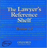 The Lawyer's Reference Shelf: containing the Dictionary of Modern Legal Usage, 2nd edition and the Oxford Dictionary of American Legal Quotations 0195107764 Book Cover