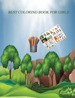 best coloring book for girls: best coloring book for girls size 8,5" x 11",120 pages B08WV9ND35 Book Cover