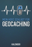Kalender: 2020 A5 1 Woche 2 Seiten - 110 Seiten - Mein Herz schl�gt f�r Geocaching 1655501038 Book Cover