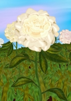 Book of Friends: Field of White Peonies 1447885260 Book Cover