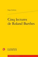 Cinq Lectures de Roland Barthes 240605845X Book Cover