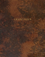 Graph Paper: Executive Style Composition Notebook - Vintage Brown Leather Style, Softcover | 8 x 10 - 100 pages (Office Essentials) 1690895063 Book Cover