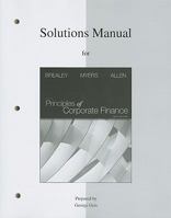 Solutions Manual to accompany Principles of Corporate Finance 0072468009 Book Cover