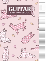 Guitar Tab Notebook: Blank 6 Strings Chord Diagrams & Tablature Music Sheets with Cute Cats Themed Cover Design B083XT1FH4 Book Cover