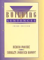 Building sentences 0131501380 Book Cover