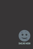 smiling moon: small lined Moon Notebook / Travel Journal to write in (6'' x 9'') 120 pages 1692721496 Book Cover