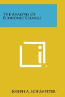 The Analysis Of Economic Change 1162557656 Book Cover