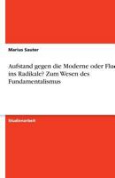 Aufstand gegen die Moderne oder Flucht ins Radikale? Zum Wesen des Fundamentalismus 3638776549 Book Cover