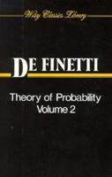 Theory of Probability. A critical introductory treatment. Volume 2. 0471201421 Book Cover
