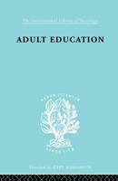 Adult Education: A Comparative Study 0415863953 Book Cover