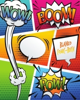 Blanko Comic Buch: F�r Kinder und Erwachsene. Leere Raster zum selber zeichnen. Das perfekte Geschenk zur Steigerung der Kreativit�t 1671687655 Book Cover