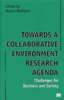 Towards an Environment Research Agenda 0333674790 Book Cover