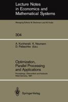 Optimization, Parallel Processing and Applications 3540190538 Book Cover
