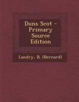 Duns Scot 117847299X Book Cover