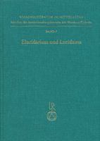 Elucidarium Und Lucidaires: Zur Rezeption Des Werks Von Honorius Augustodunensis in Der Romania Und in England 388226540X Book Cover