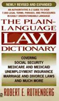 The Plain-Language Law Dictionary (Penguin reference books) 0140511091 Book Cover