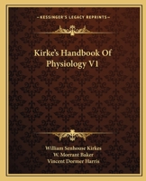 Kirke's Handbook of Physiology V1 143251217X Book Cover