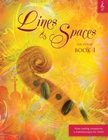 Lines & Spaces for Violin, Book 1: Note-reading Companion to the Kaleidoscopes for Violin 1959675133 Book Cover