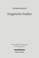 Exegetische Studien 3161508033 Book Cover