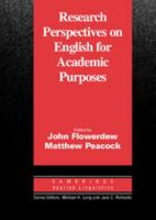 Research Perspectives on English for Academic Purposes 052180518X Book Cover