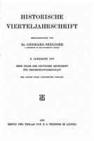 Historische Vierteljahrschrift 1517596149 Book Cover