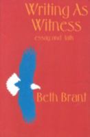 Writing As Witness: Essay and Talk 0889612005 Book Cover