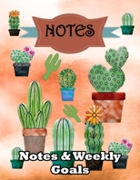 Notes: Notes & Weekly Goals 1688038744 Book Cover