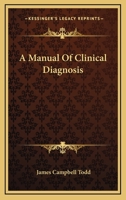 A Manual Of Clinical Diagnosis 9356787832 Book Cover